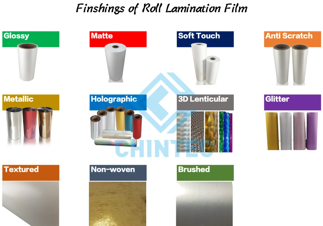Color Holographic Plastic BOPP Film Pet Hologram Thermal Lamination Roll Film