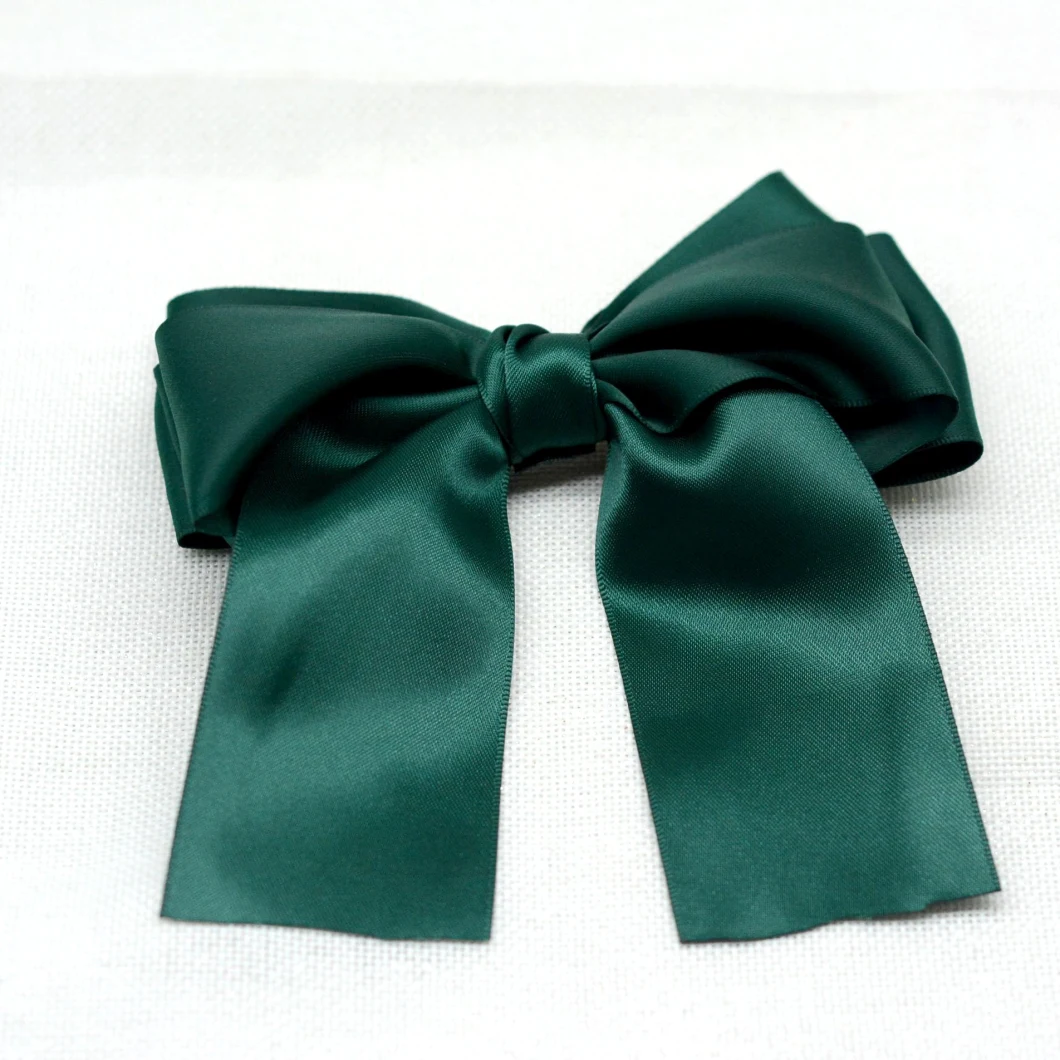 Ribbon with Logo Decoration Wholesale Satin Ribbon Bow Color Ribbon for Box with Packing