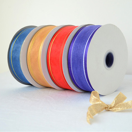 Free Sample Wholesale Ribbon Hair Clip Bows Ribbon Roll Organza Ribbon for Wedding Luxury