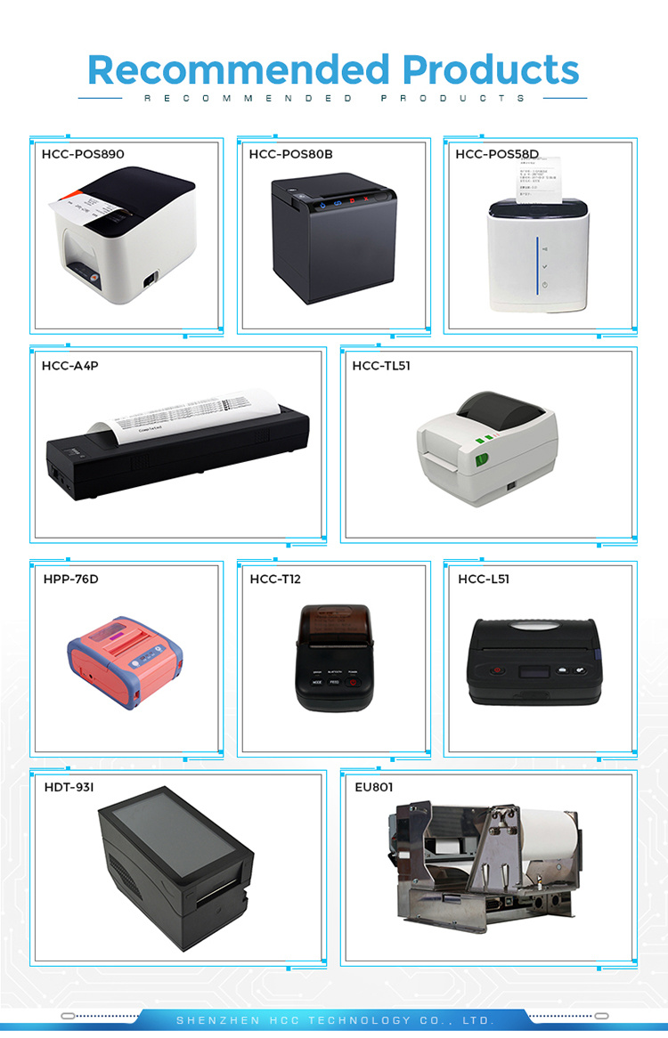 Portable 80mm Bluetooth+USB Mobile Thermal Barcode Label Printer for Logistic (HCC-L31)
