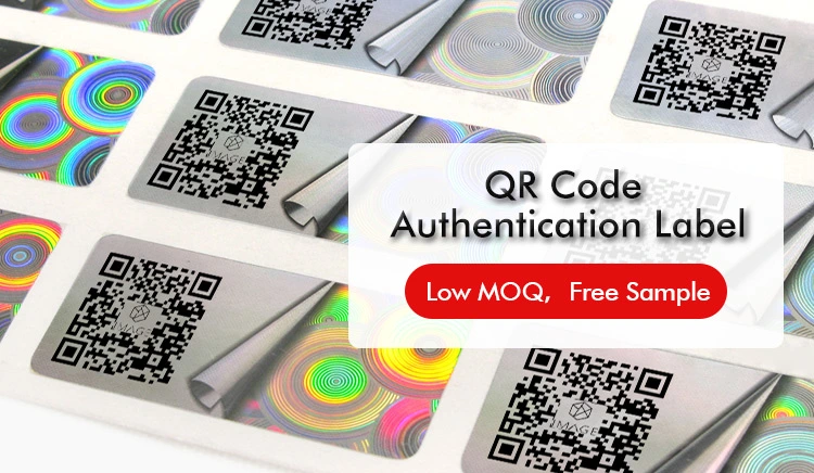 Qr Code Barcode Printable Hologram Security Label