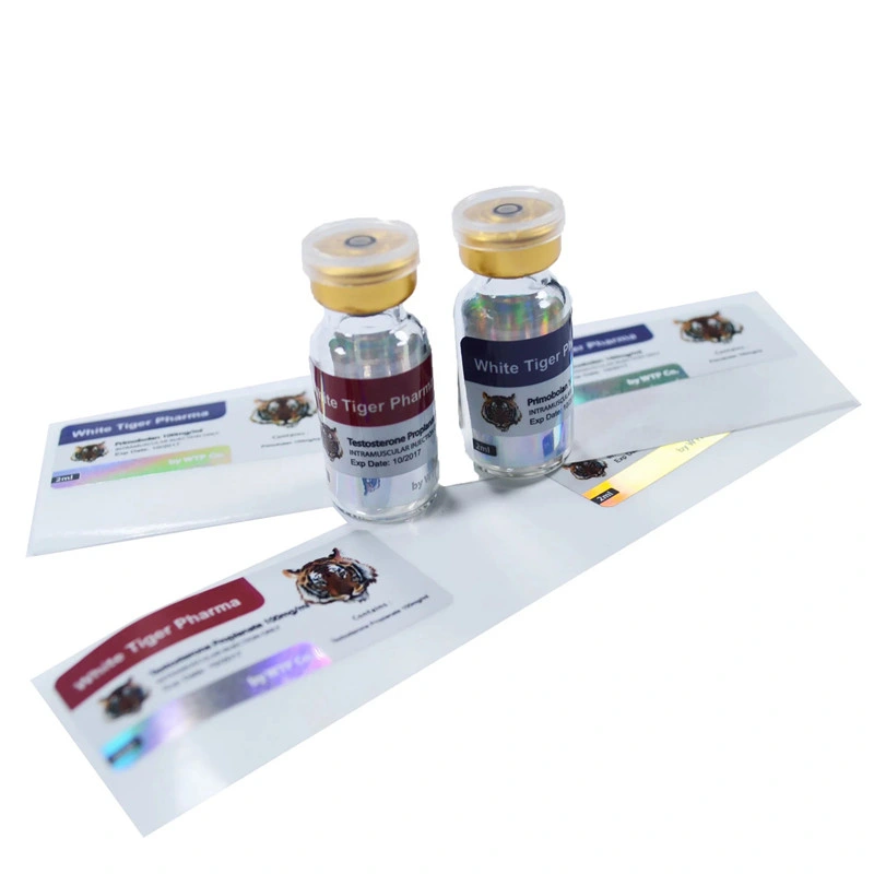 Customized Pharma 2ml Vial Medical Steroid Hologram Labels