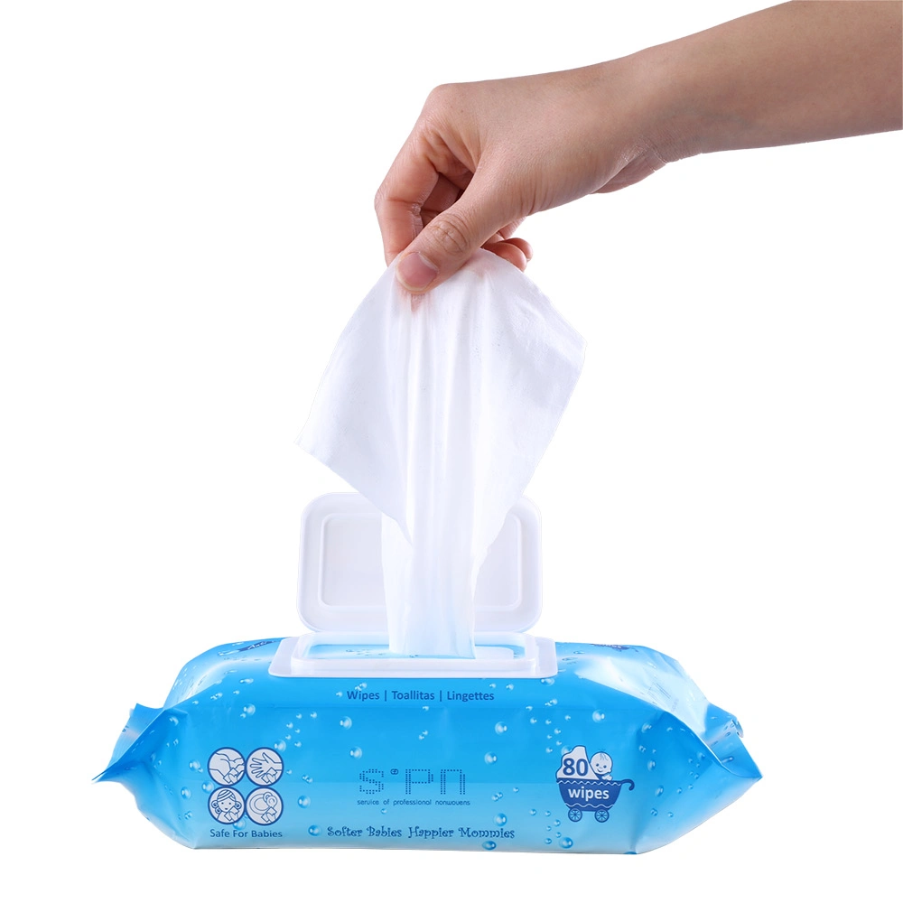Special Nonwovens Skin Feeling Refreshed and Fragrant OEM 80PCS Privete Label Baby Wet Wipes