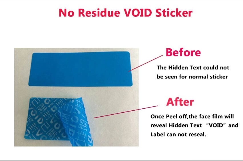 Adhesive Void Carton Sealing Tape Tamper Evident