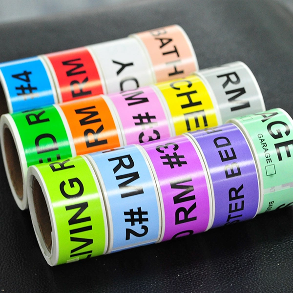 Moving Labels 16 Rolls with Thermal Transfer Art Paper Printed Semi-Gloss