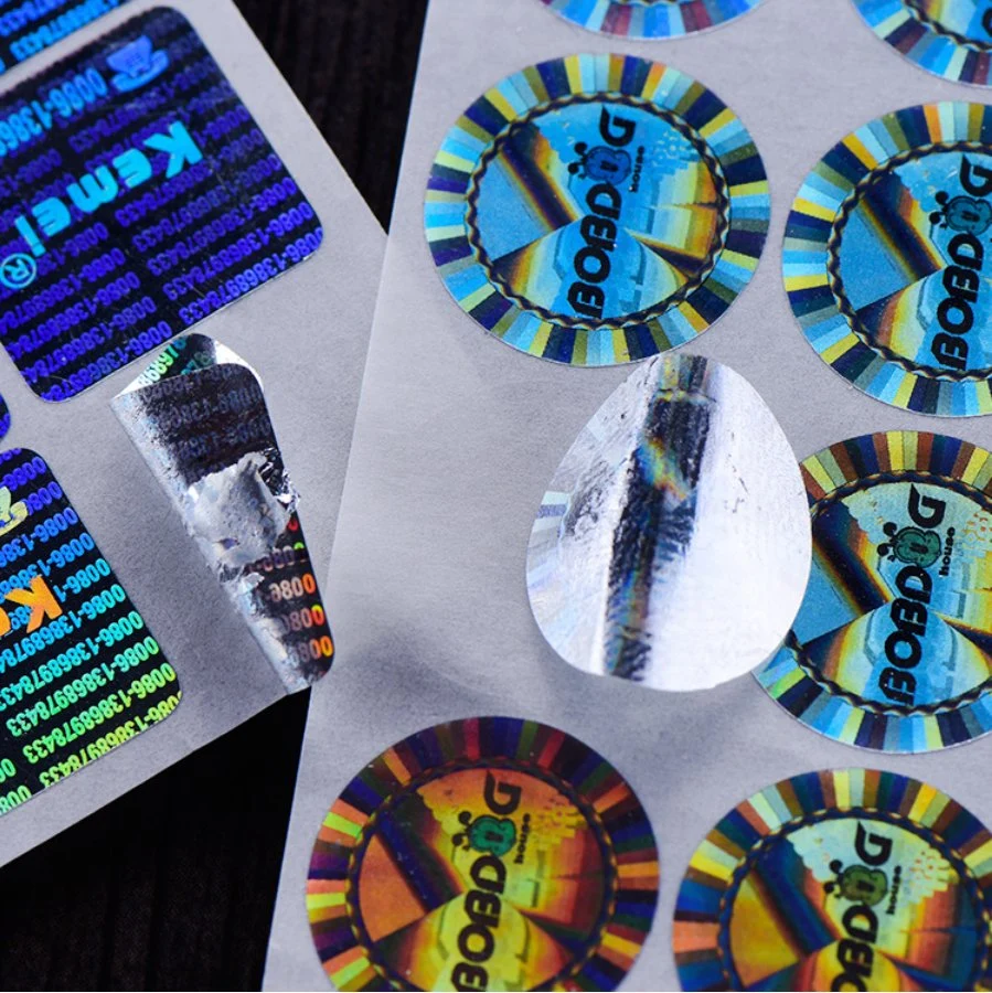 Hologram Stickers Self-Adhesive Label Anti-Fake/Holographic/Anti-Counterfeiting Sticker