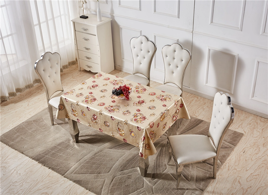 XHM Factory Wholesale Oil-Proof/Waterproof/Stain-proof PVC Tablecloth for Decoration in Roll