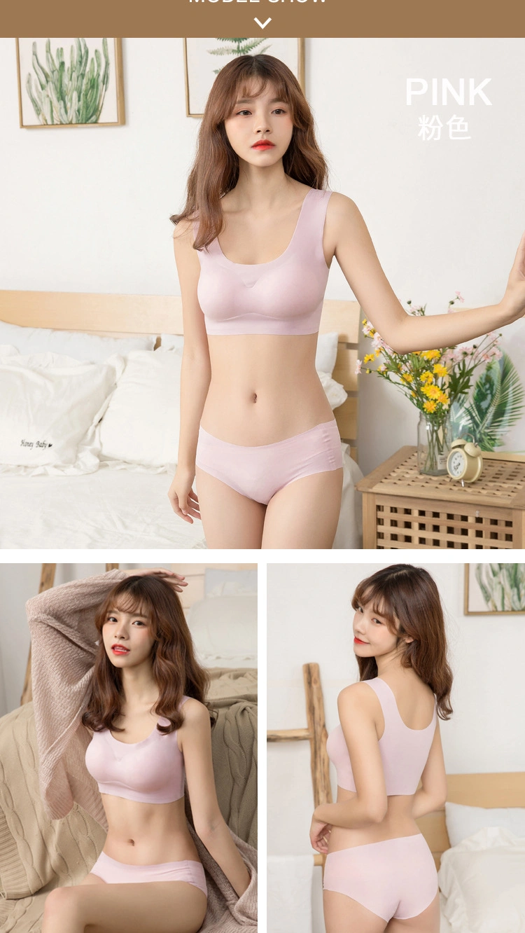 2021 Latest Wholesale OEM ODM Private Labeled Custom Color Removable Pads Stretchy Women Wireless Sleep Bra