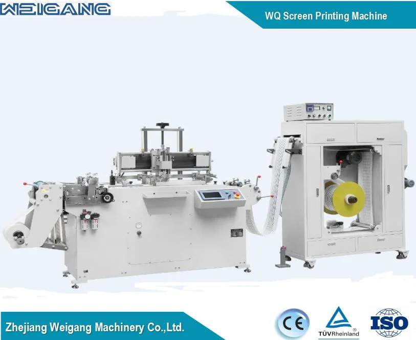 Wq-320 Automatic Multicolor Label Silk Screen Printing Machine / Screen Printer