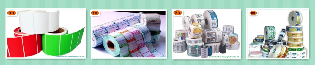 Customized Direct Thermal Label Roll and Heat Transfer Label Sticker