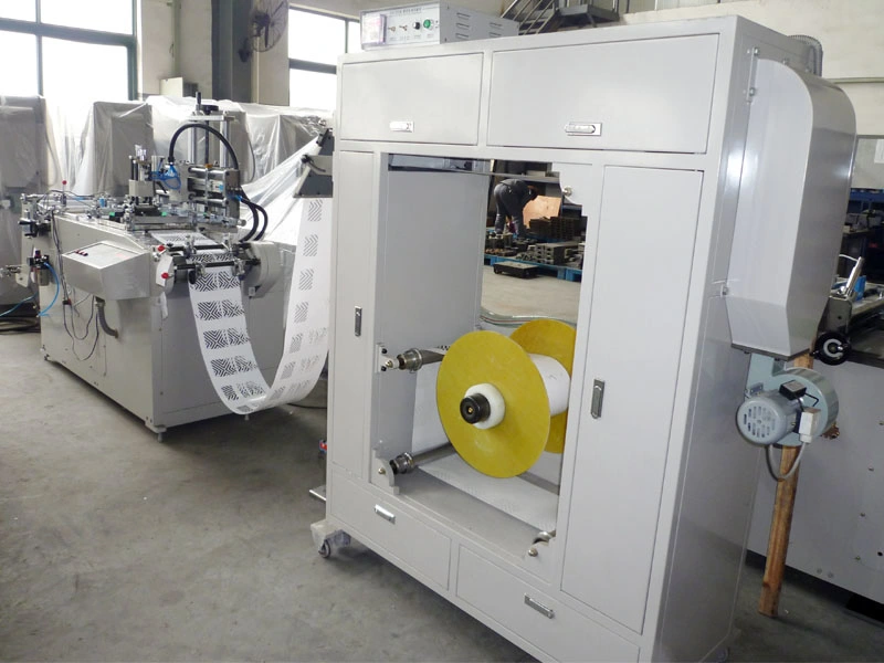 WQ-320 Model Reel Type Automatic Silk Screen Printing Machine for Label Stickers