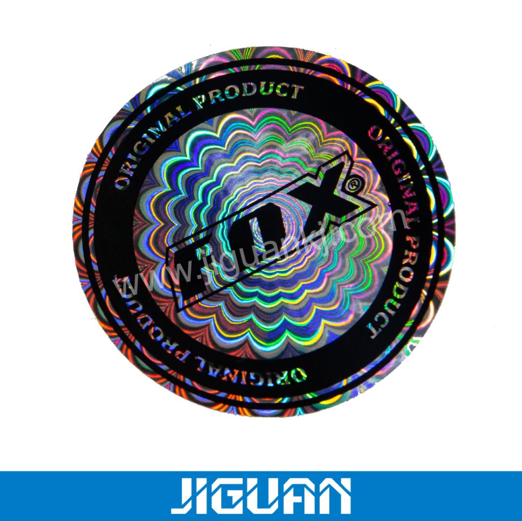 Custom 3D Laser Hologram Security Label Holographic Tamper Proof Aluminium Foil Self Adhesive Printed Certificate Warranty Anti-Counterfeit Label Stickers