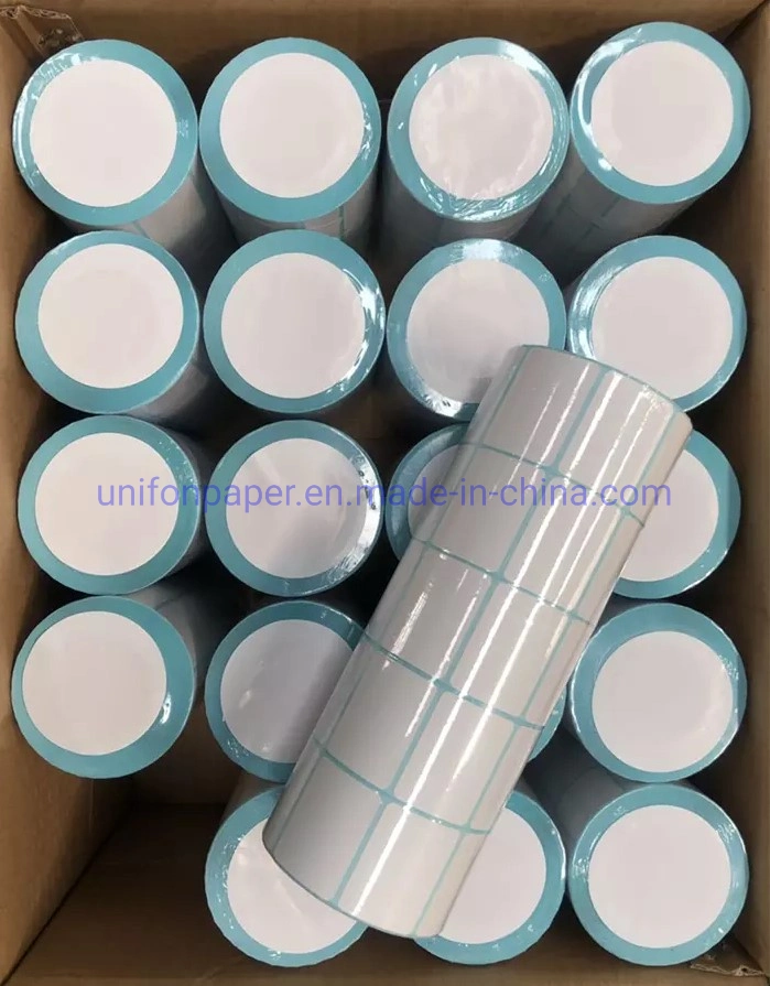 Whole Sale Adhesive Direct Thermal Transfer Label Roll Printing, Printable Zebra Direct Thermal Label Sticker Roll
