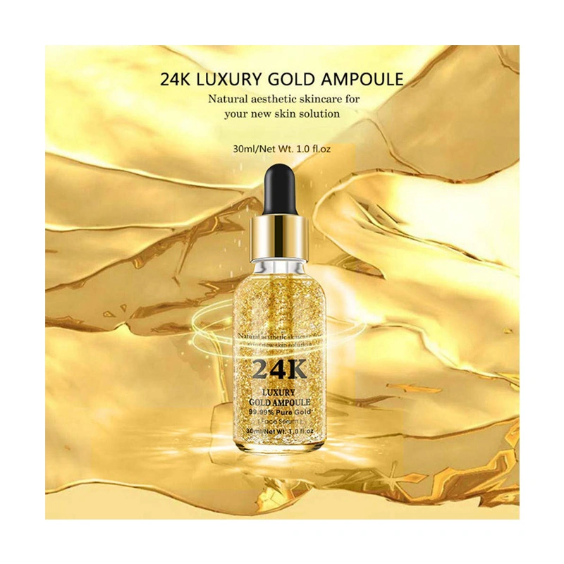 Facial Care Essence Private Label 24K Gold Face Collagen Pure Serum for Skin Care