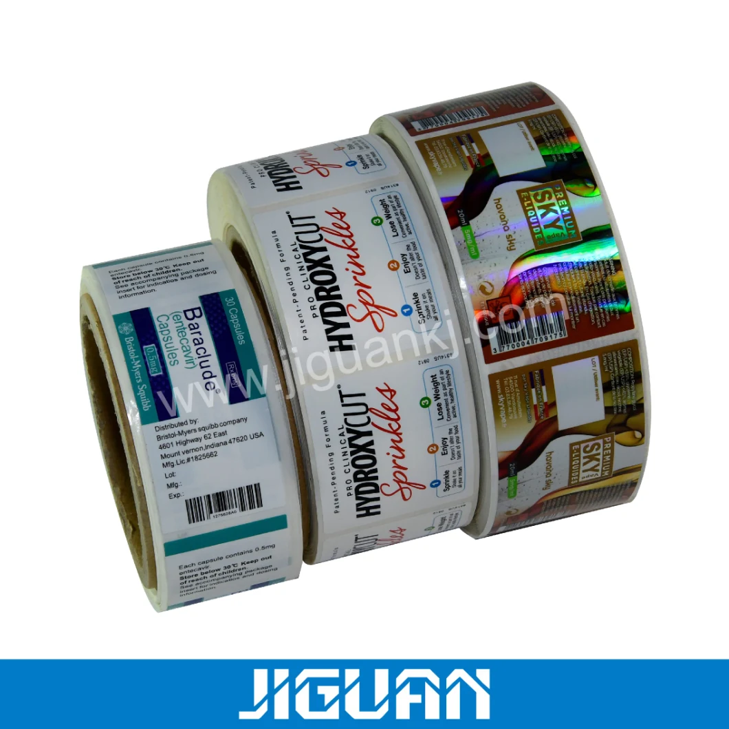 High Quality Custom Self Adhesive Vinyl Stickers Labels Custom Labels on a Roll Printing Labels