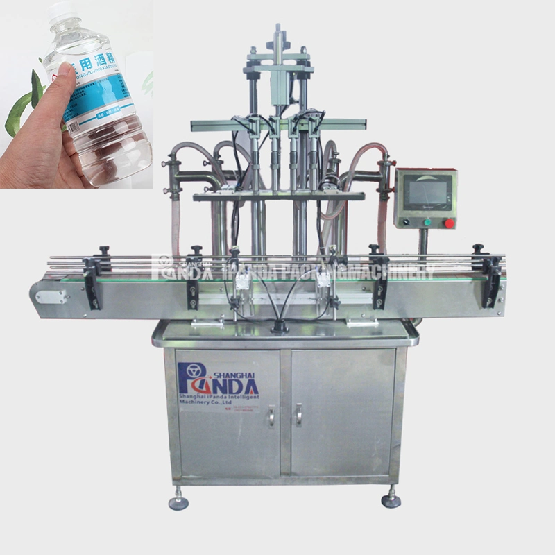 Automatic Gel Alcohol Hand Sanitizer Explosion Proof Filling Capping Labeling Machine