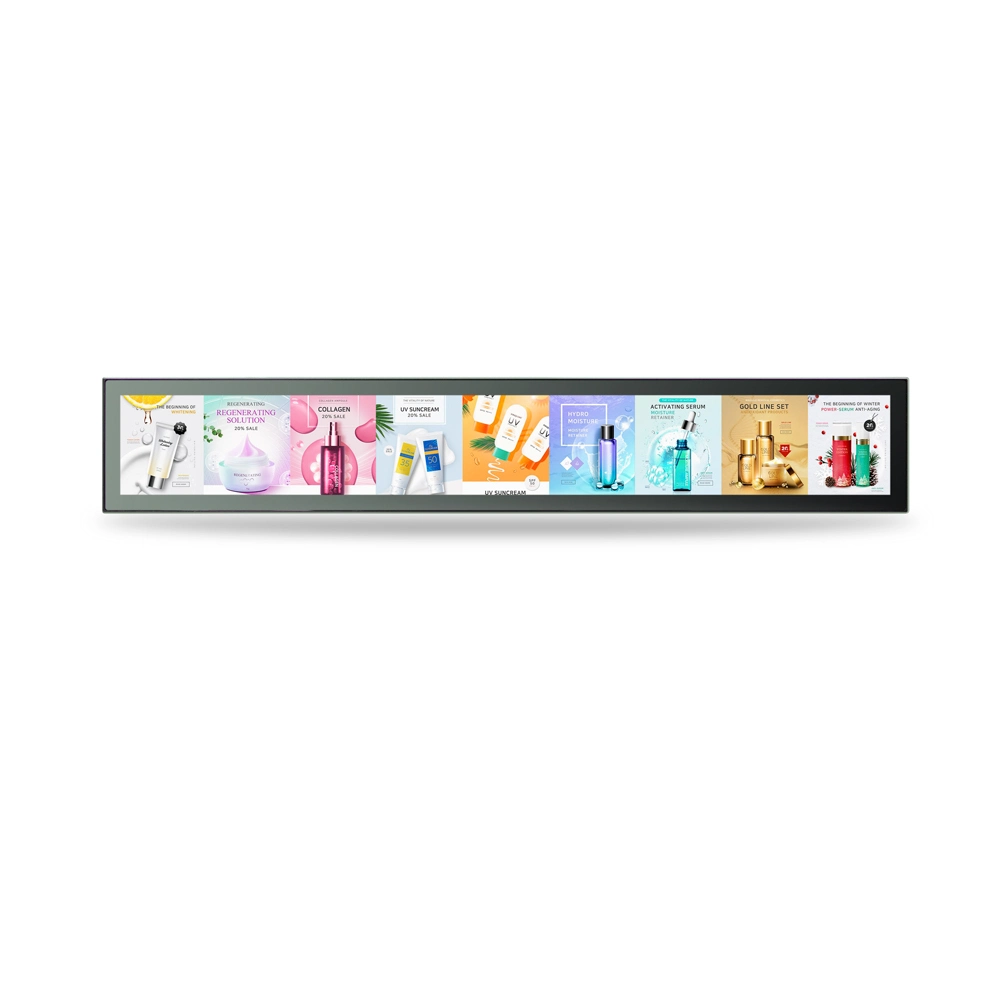 23 Inch HD LCD/LED Digital Stretched Price label Display for Shelf