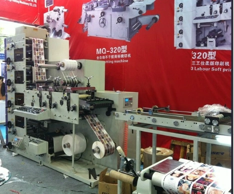 Flexo Label Printing Machine with Die Cutting and Slitting 320/480