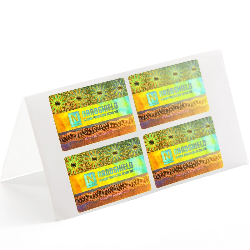 Custom Printed Anti-Counterfeiting Label Adhesive Laser Anti-Fake Trademark Hologram Sticker