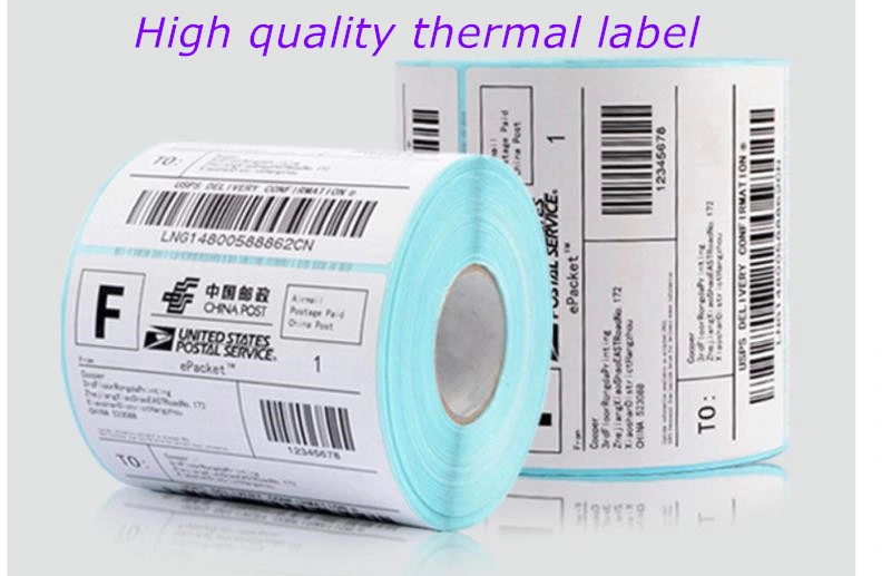 Customized Direct Thermal Label Roll and Heat Transfer Label Sticker