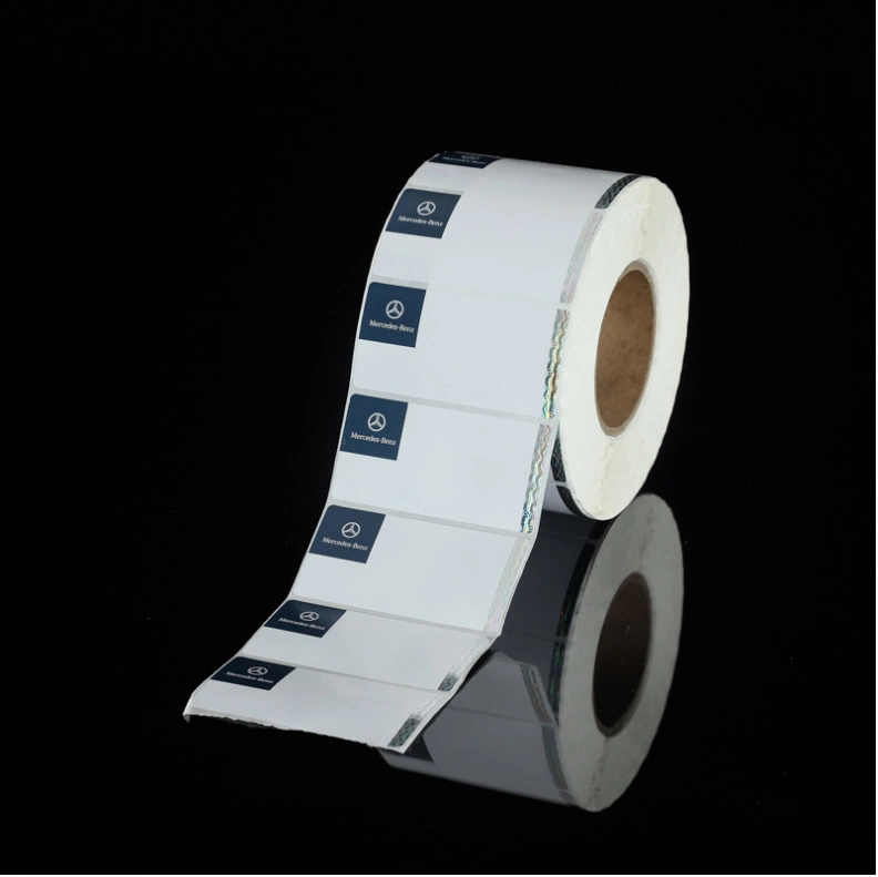 Customized Laser Film Roll Stickers Hot Stamping Paper Advertising Trademark Stickers Customized Anti-Counterfeiting Labels