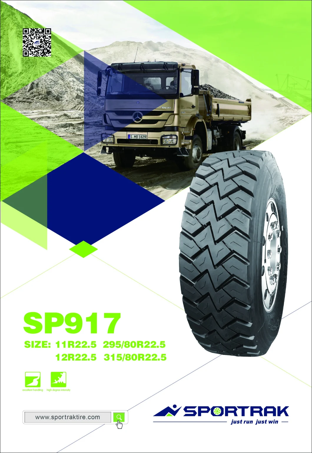 Tire Truck 315/80r22.5 with EU Saso Label