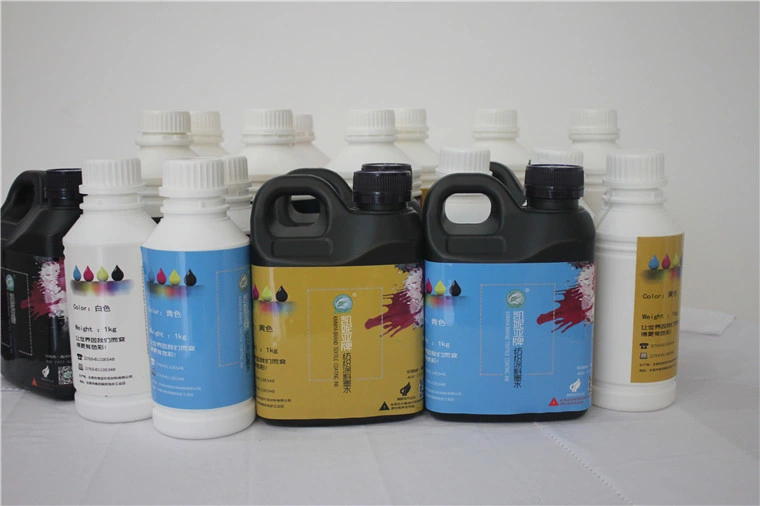 Digital DTG Inkjet Textile Printing Water Based Cmyk Pigment Inks