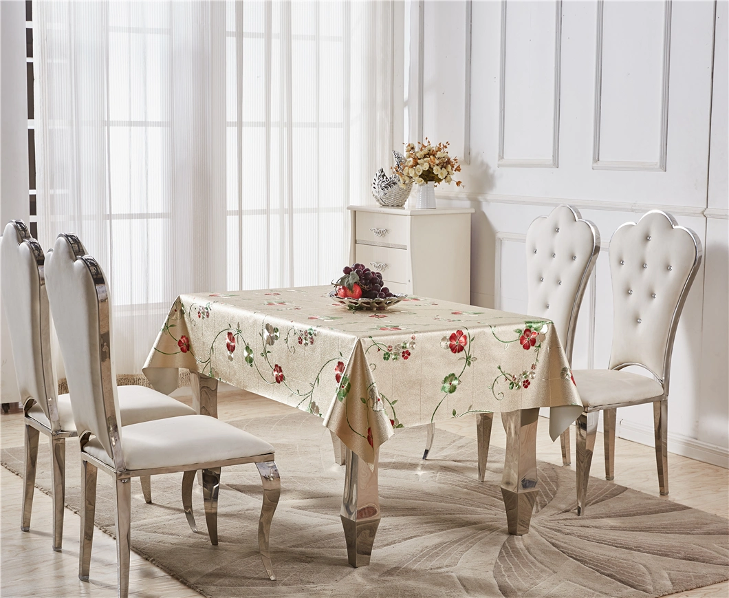 XHM Factory Wholesale Oil-Proof/Waterproof/Stain-proof PVC Tablecloth for Decoration in Roll