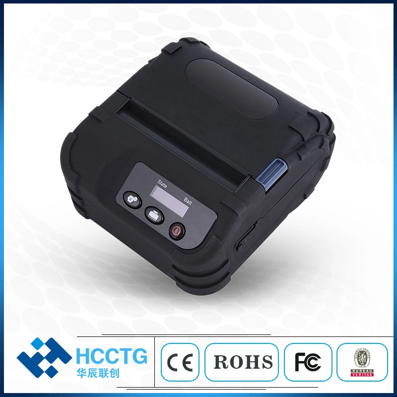 80mm Mobile Portable Thermal Bluetooth Label Barcode Sticker Printer with Large Paper Diameter