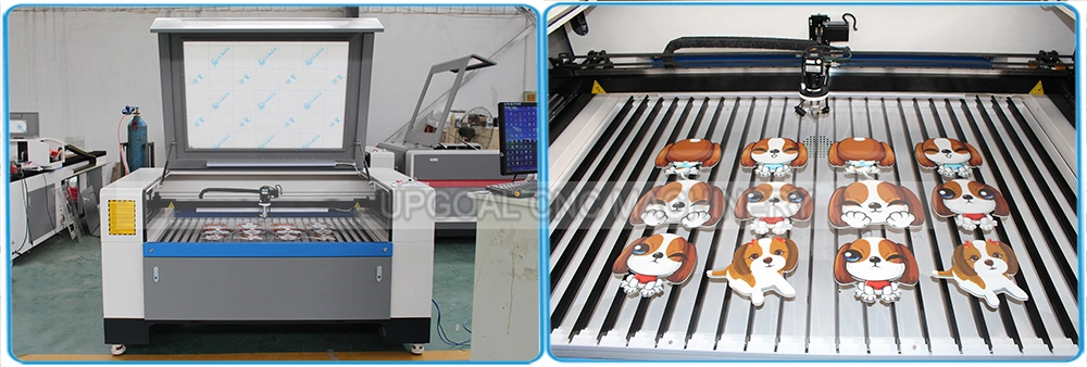 CCD Camera CO2 Laser Cutter Machine for Printed Label/Woven Label