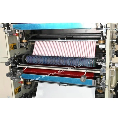 High Speed 4 Colour Stack Type Flexo Label Printing Machine