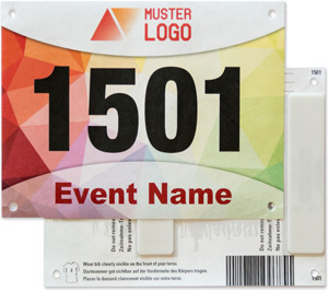 Waterproof & Tear Proof Economy Race Bib Numbers