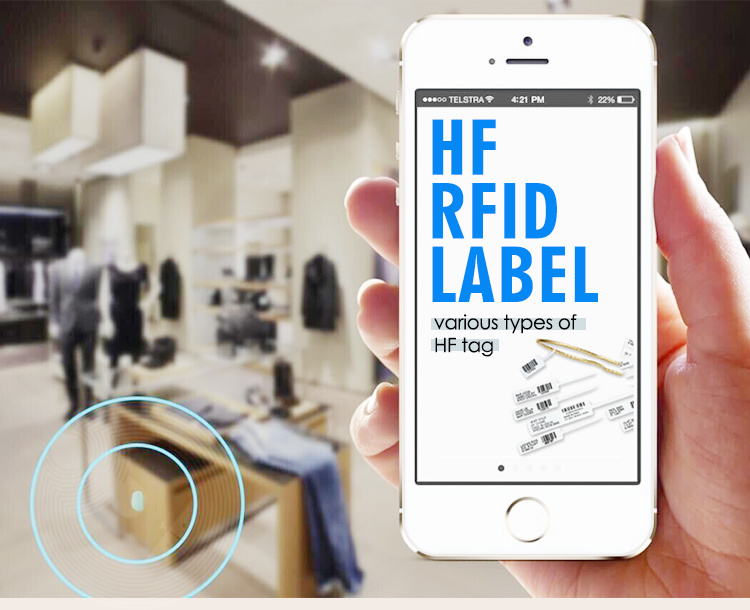 13.56MHz RFID Anti Theft Security Label NFC Tags for Commodity Management