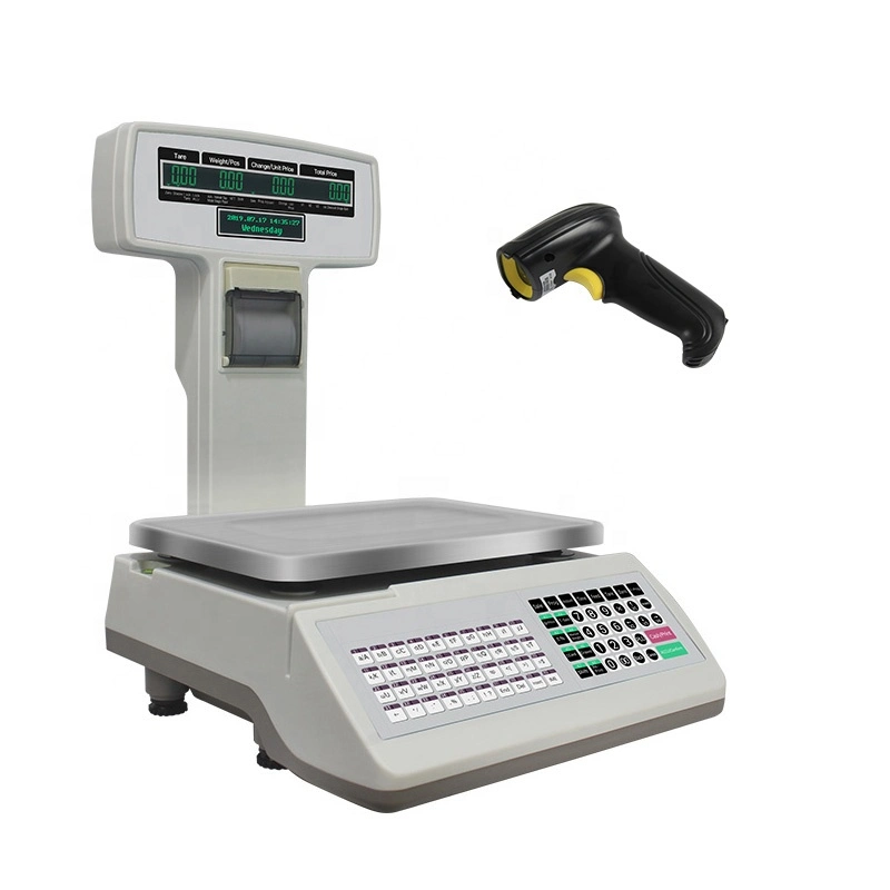30kg Digital Barcode Label Scale Price Label Scale
