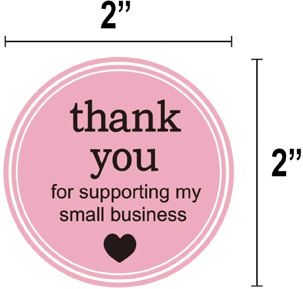 Stickers Sticker Logo Business Stickers Holographic Thank You Sticker Custom with Logo