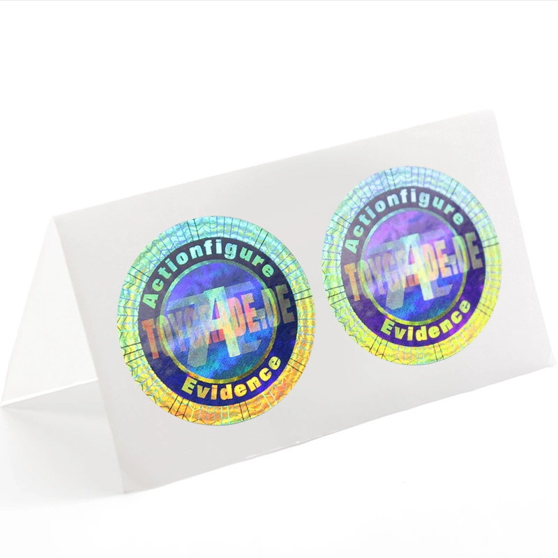 Custom Printed Anti-Counterfeiting Label Adhesive Laser Anti-Fake Trademark Hologram Sticker