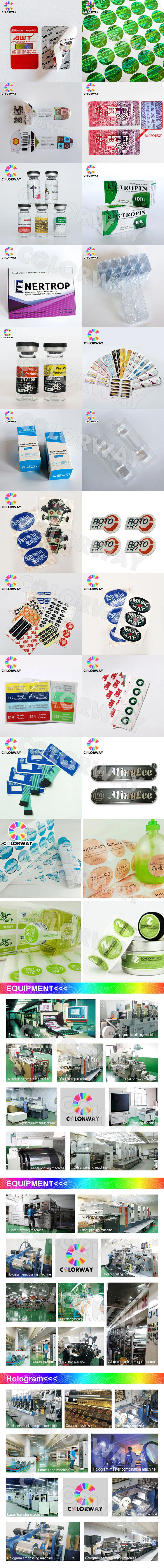 Eco-Friendly Material Cmyk Printed Waterproof Food Label