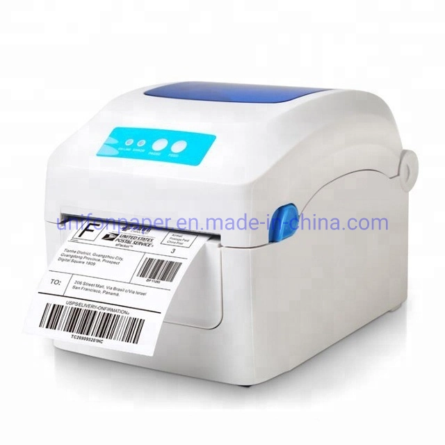 Customized Direct Thermal Label Roll and Thermal Transfer Label Sticker for Zebra Printer