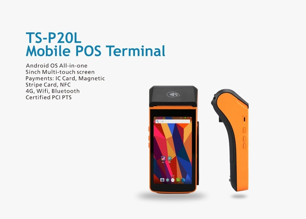 Android POS Terminal PCI Australia Bank POS Machine with Software and Thermal Printer Ts-P20L
