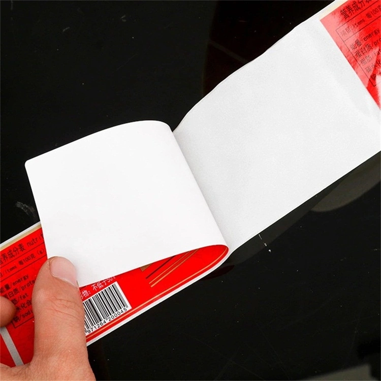 Self-Adhesive Roll Label Custom, Packaging Box Label Sticker Transparent Sticker