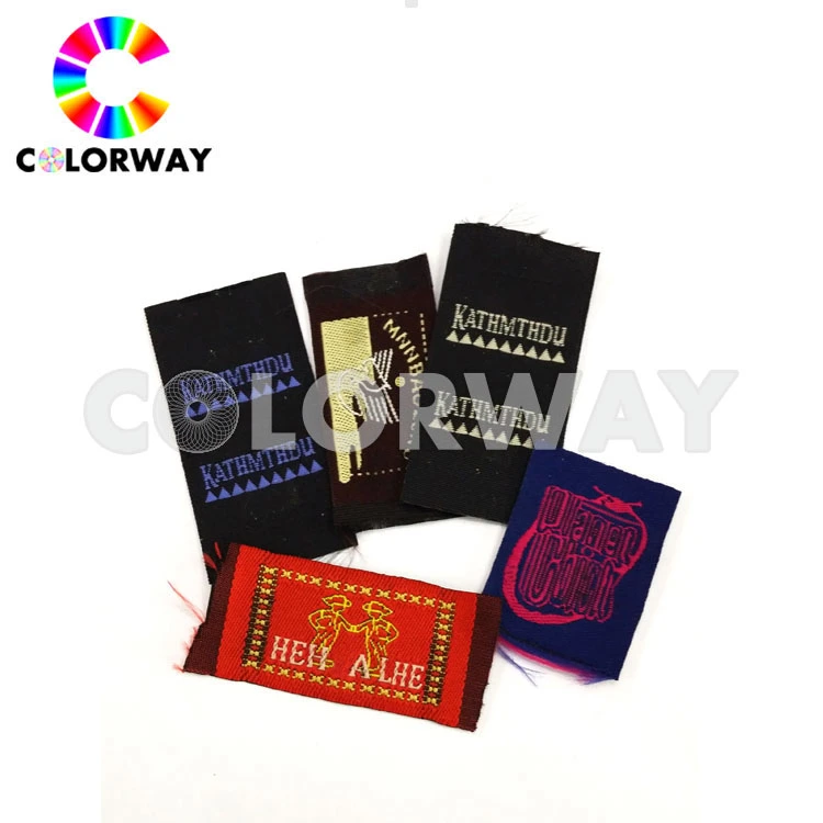 Wholesales Silk Screen Clothing Label Printing Garment Woven Label