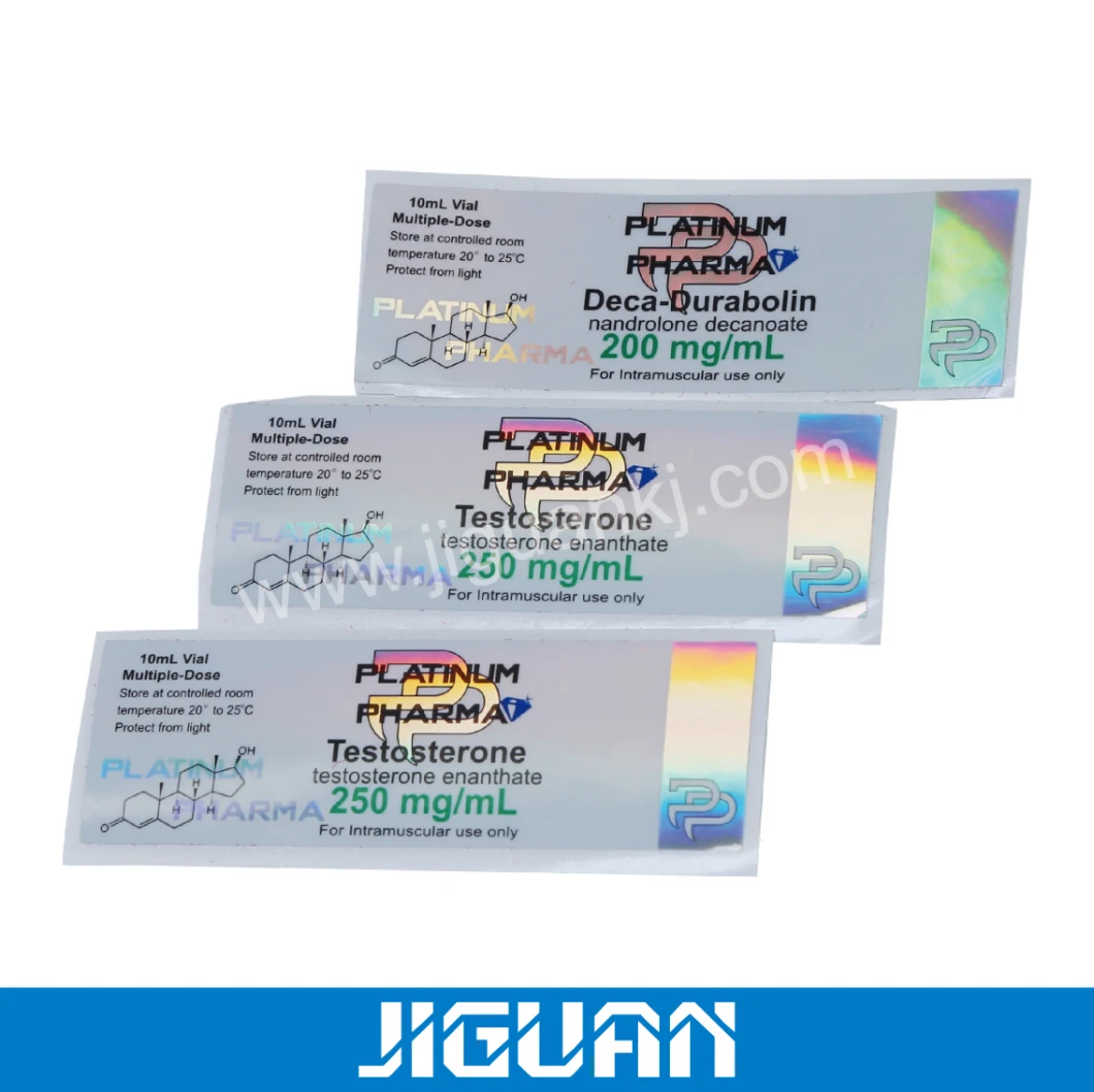 Hot-Selling Transparent Medical Vial Label for Steroid