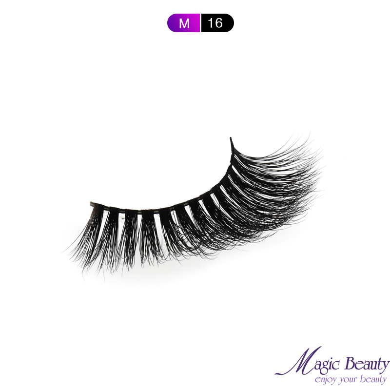 M16 Wholesale 3D 5D 25mm Mink Lashes Cruelty Free Cosmetics Eyelash with Custom Private Label Packaging