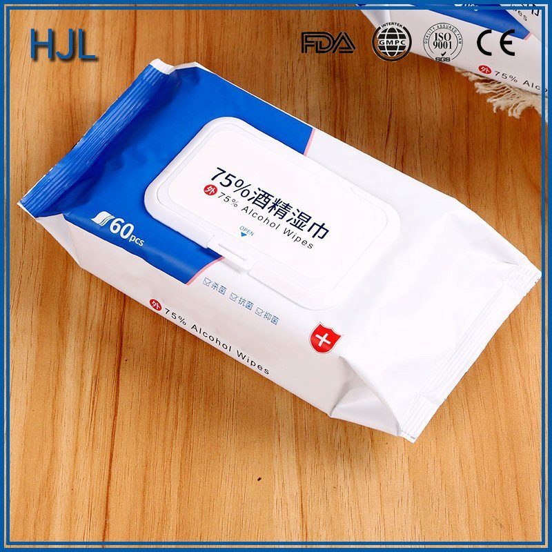 Spunlace Nonwoven Kids Cleaning Wet Wipes Private Label Alcohol Wipes