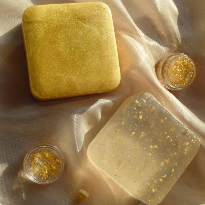Private Label Face Body Care Pure 24K Gold Orange Oil Organic Soothing Handmade Soap