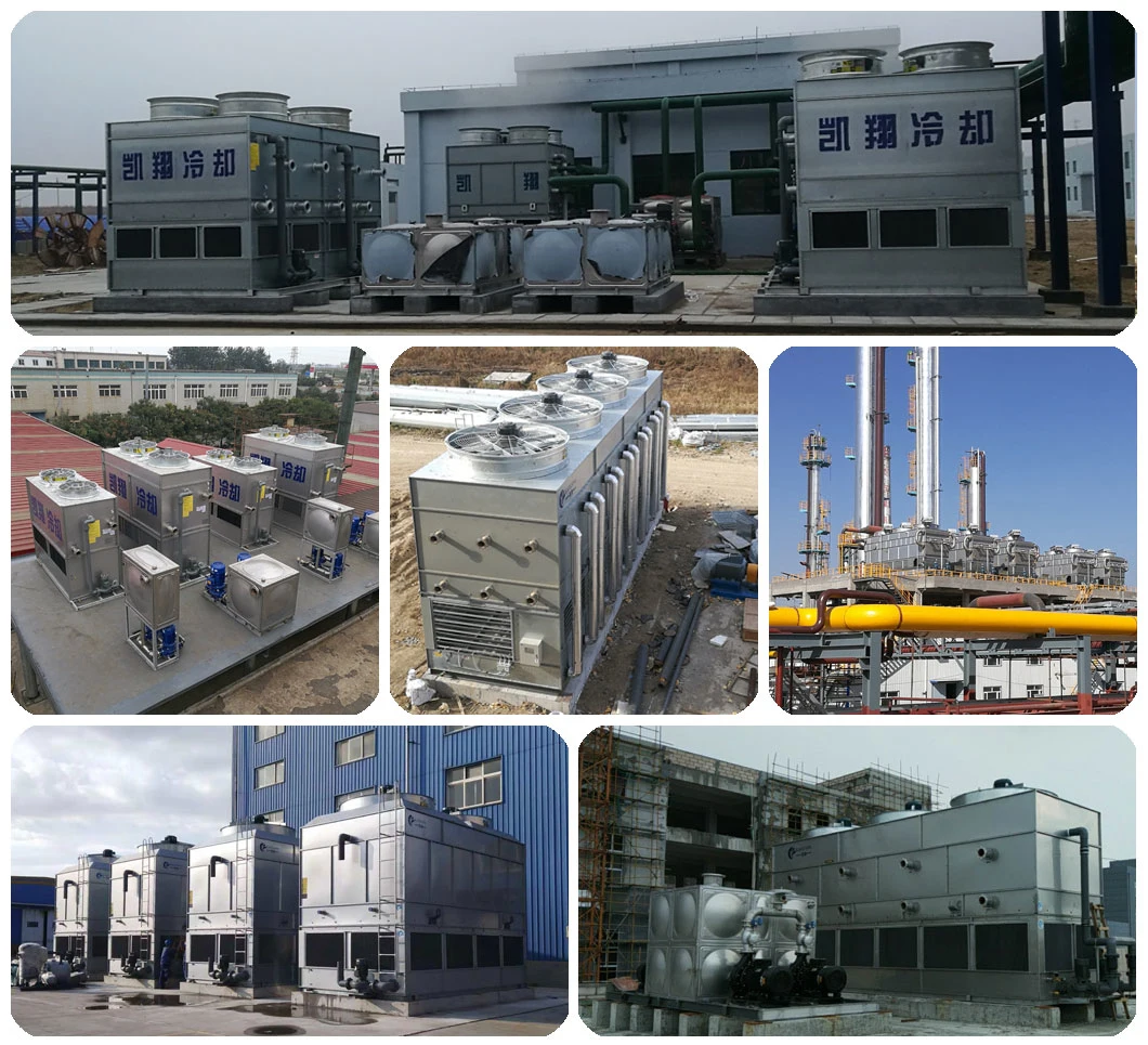 Evaporative Condenser for Refrigeration System in Cold Chain