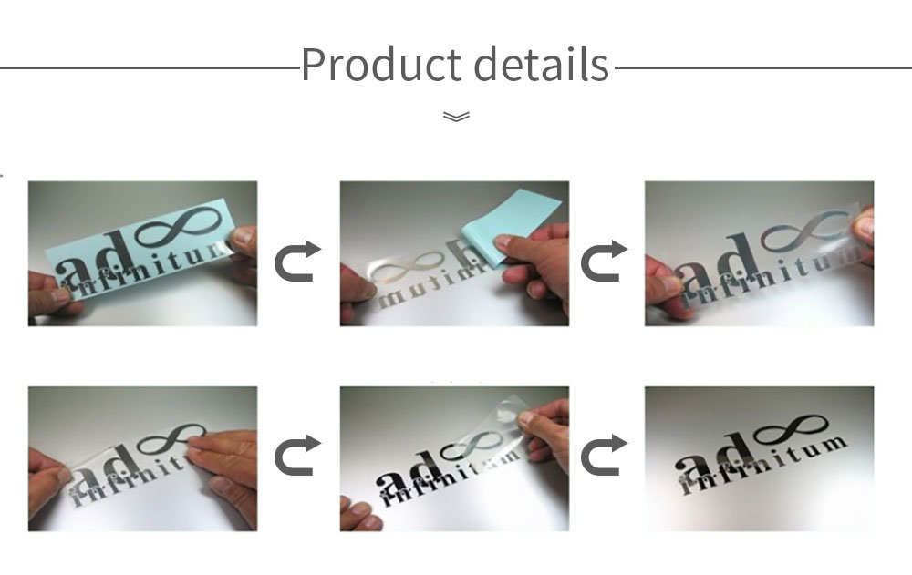 Custom 3D Stickers Electroforming Letter Raised Sticker Thin Transfer Metal Logo Nickel Sticker for Machine