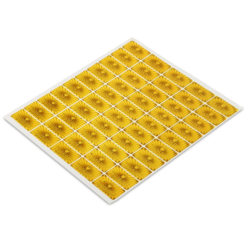 Personalised Gold Foil Anti-Counterfeiting Hologram Holographic 3D Laser Label Sticker