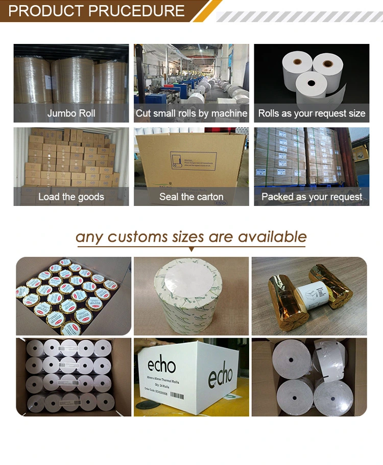 Thermal Cash Register Paper, POS Paper, ATM Paper and Thermal Receipt Paper