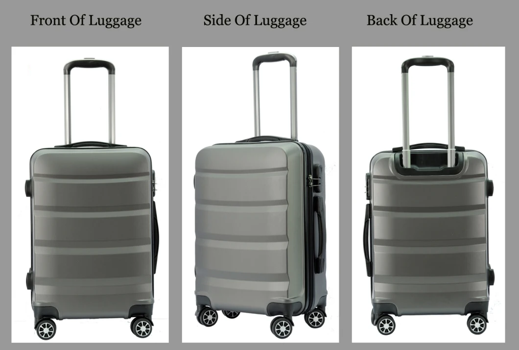 Factory Price ABS Scratch Proof Trolley Suitcase Set Newly Luggage Bag